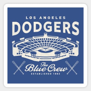 Vintage Dodgers 3 by Buck Tee Magnet